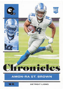 2021 Panini Chronicles Football Amon-Ra St. Brown #33 RC