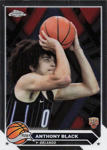 2023-24 Topps Chrome Basketball Anthony Black #186 RC