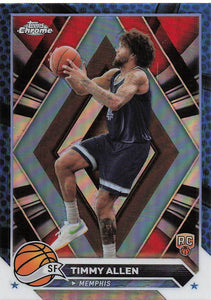 2023-24 Topps Chrome Basketball Purple Refractor Timmy Allen #138 RC