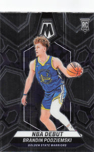 2023-24 Panini Mosaic Brandin Podziemski #266 RC