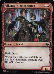 Magic The Gathering: Innistrad: Blutroter Bund Extras DE: #306 Falkenrath-Zelebranten