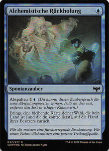 Magic The Gathering: Innistrad: Blutroter Bund Foil DE: #47 Alchemistiche Rückholung