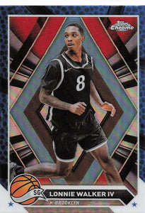 2023-24 Topps Chrome Basketball Purple Refractor Lonnie Walker IV #177