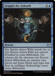 Magic The Gathering: Innistrad: Blutroter Bund Foil DE: #90 Zeugnis der Zukunft