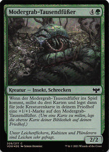 Magic The Gathering: Innistrad: Blutroter Bund Foil DE: #209 Modergrab-Tausendfüßer