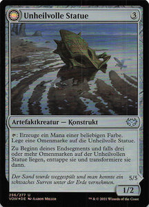 Magic The Gathering: Innistrad: Blutroter Bund Foil DE: #256 Unheilvolle Statue // Unheilbringender Drescher