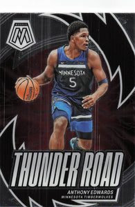 2023-24 Panini Mosaic Thunder Road Anthony Edwards #5