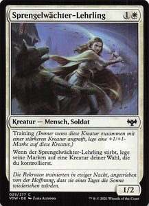 Magic The Gathering: Innistrad: Blutroter Bund DE: #29 Sprengelwächter-Lehrling