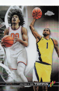 2023-24 Topps Chrome Basketball DNA Jacob Toppin - Obi Toppin #DNA-5