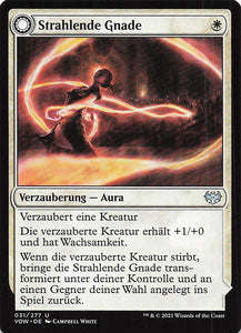 Magic The Gathering: Innistrad: Blutroter Bund DE: #31 Strahlende Gnade // Strahlende Fesseln