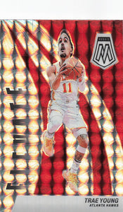 2023-24 Panini Mosaic Elevate Silver Prizm Trae Young #11