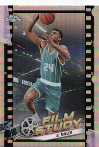 2023-24 Topps Chrome Basketball Film Study Brandon Miller #FS-14