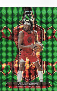 2023-24 Panini Mosaic Green Mosaic Prizm Jerami Grant #155