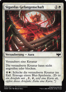 Magic The Gathering: Innistrad: Blutroter Bund DE: #35 Sigardas Gefangenschaft