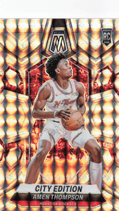 2023-24 Panini Mosaic Silver Mosaic Prizm Amen Thompson #281 RC
