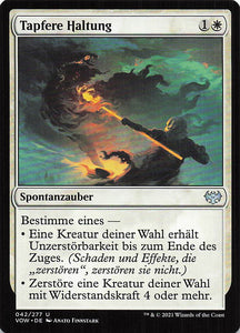 Magic The Gathering: Innistrad: Blutroter Bund DE: #42 Tapfere Haltung