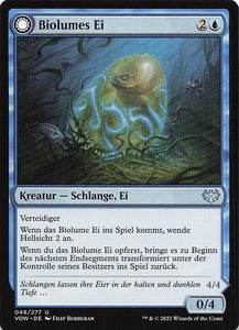 Magic The Gathering: Innistrad: Blutroter Bund DE: #49 Biolumes Ei // Biolume Schlange