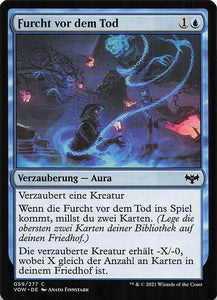 Magic The Gathering: Innistrad: Blutroter Bund DE: #59 Furcht vor dem Tod