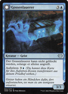 Magic The Gathering: Innistrad: Blutroter Bund DE: #62 Gossenlauerer // Gossen-Abkürzung