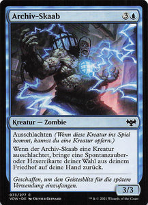 Magic The Gathering: Innistrad: Blutroter Bund DE: #73 Archiv-Skaab