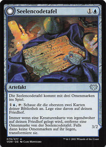 Magic The Gathering: Innistrad: Blutroter Bund DE: #79 Seelencodetafel // Codegebundener Geist