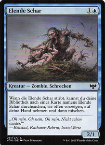 Magic The Gathering: Innistrad: Blutroter Bund DE: #91 Elende Schar