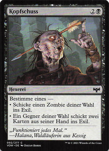 Magic The Gathering: Innistrad: Blutroter Bund DE: #92 Kopfschuss