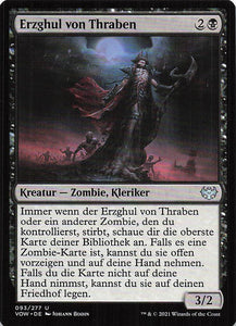 Magic The Gathering: Innistrad: Blutroter Bund DE: #93 Erzghul von Thraben