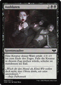 Magic The Gathering: Innistrad: Blutroter Bund DE: #94 Ausbluten