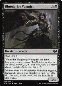 Magic The Gathering: Innistrad: Blutroter Bund DE: #96 Blutgierige Vampirin