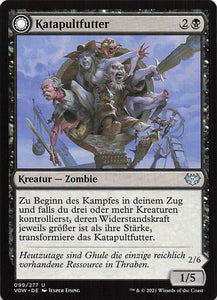 Magic The Gathering: Innistrad: Blutroter Bund DE: #99 Katapultfutter // Hauptmann des Katapults