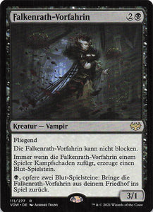 Magic The Gathering: Innistrad: Blutroter Bund DE: #111 Falkenrath-Vorfahrin