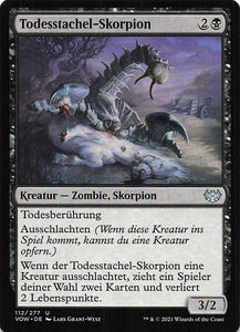 Magic The Gathering: Innistrad: Blutroter Bund DE: #112 Todesstachel-Skorpion