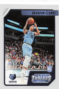 2019-20 Panini Chronicles Basketball Threads Brandon Clarke #97 RC