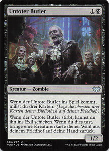 Magic The Gathering: Innistrad: Blutroter Bund DE: #133 Untoter Butler