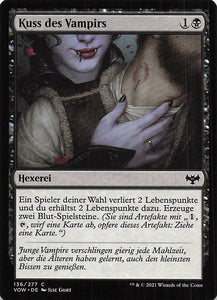 Magic The Gathering: Innistrad: Blutroter Bund DE: #136 Kuss des Vampirs