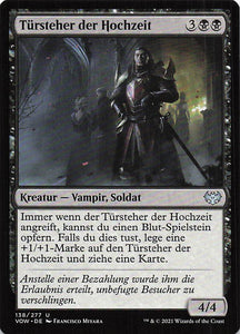 Magic The Gathering: Innistrad: Blutroter Bund DE: #138 Türsteher der Hochzeit