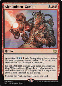 Magic The Gathering: Innistrad: Blutroter Bund DE: #140 Alchemisten-Gambit