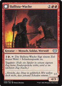 Magic The Gathering: Innistrad: Blutroter Bund DE: #143 Ballista-Wache // Ballista-Schütze