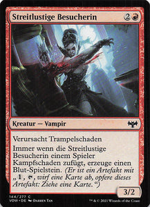 Magic The Gathering: Innistrad: Blutroter Bund DE: #144 Streitlustige Besucherin
