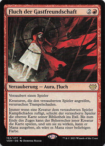 Magic The Gathering: Innistrad: Blutroter Bund DE: #152 Fluch der Gastfreundschaft