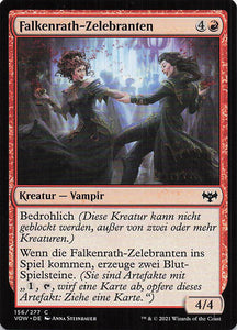 Magic The Gathering: Innistrad: Blutroter Bund DE: #156 Falkenrath-Zelebranten