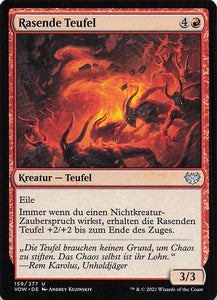Magic The Gathering: Innistrad: Blutroter Bund DE: #159 Rasende Teufel