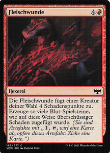 Magic The Gathering: Innistrad: Blutroter Bund DE: #166 Fleischwunde