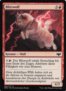 Magic The Gathering: Innistrad: Blutroter Bund DE: #168 Blitzwolf