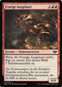 Magic The Gathering: Innistrad: Blutroter Bund DE: #173 Feurige Ausgeburt