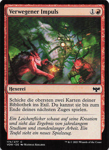 Magic The Gathering: Innistrad: Blutroter Bund DE: #174 Verwegener Impuls