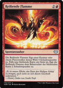 Magic The Gathering: Innistrad: Blutroter Bund DE: #175 Reißende Flamme