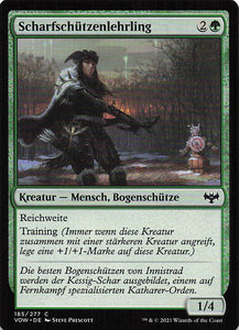 Magic The Gathering: Innistrad: Blutroter Bund DE: #185 Scharfschützenlehrling