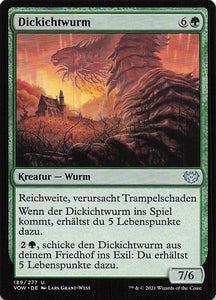Magic The Gathering: Innistrad: Blutroter Bund DE: #189 Dickichtwurm